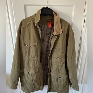 Patagonia Men’s Iron Forge Hemp Canvas Barn Coat. Color Coriander Brown.
